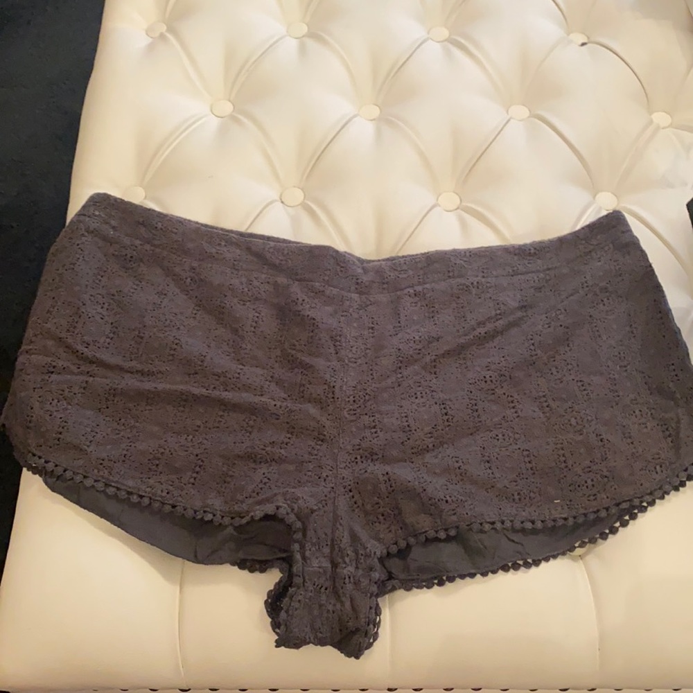 Aerie plus size crochet shorts